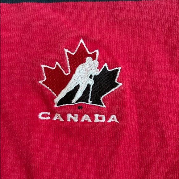 Team Canada Hockey Barbarian Rugby Wear long sleeve polo Shirt - Picture 2 of 7